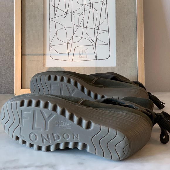 Fly London Yama Suede Ankle Boots Size 9 - Picture 2 of 3